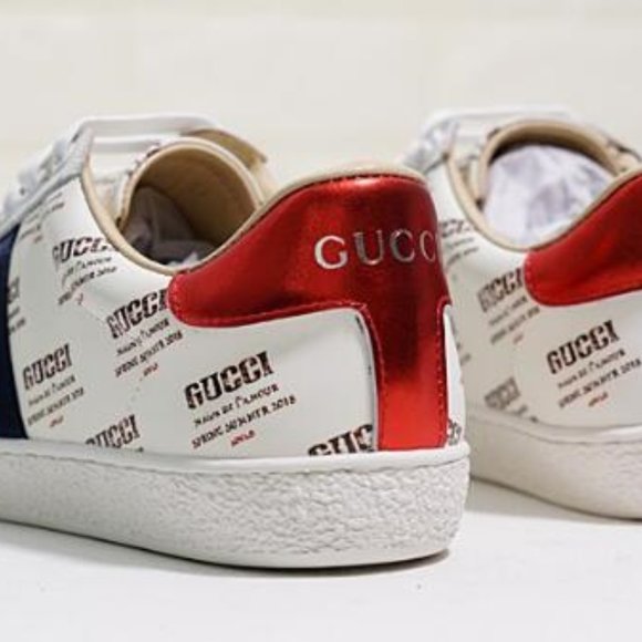 newgUCCI LEATHER CASUAL SHOES FOR WOMEN